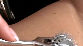 Latex Mistress Torments Obedient Bound Slave