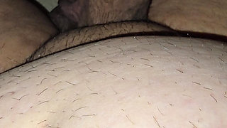 Caught masturbating! busty step mom gives step son a handjob while husband waching on tv