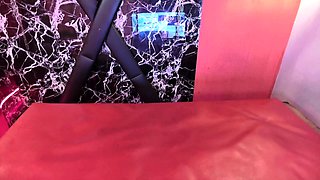 Blonde tight pussy babe solo toy fun in glamour masturbation