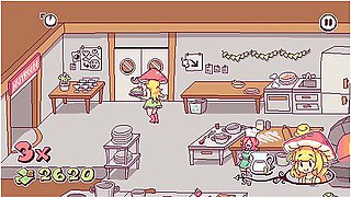 Omg! Futanari Waitress Cum Is Super Delicious!! Futanari Di Funghi