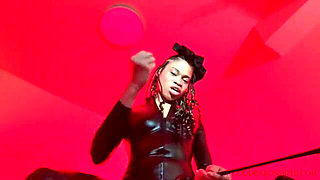 Beat Your Balls and Eat It - Ebony Femdom Goddess Rosie Reed CBT and Cum Eating Instruction Domination POV - Standard Definition