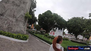 Puny Thai amateur GIRLFRIEND with massive arse penetrate