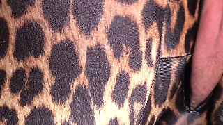 Halloween Treat in a Leopard Zentai Catsuit - Projectfundiary