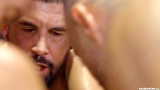 Hot men share wild gay orgy in mind-blowing gangbang kinks