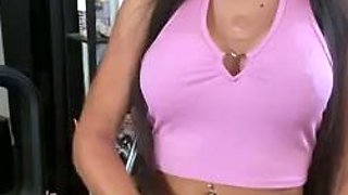 Ariaaaxxx Masturbates In Sexy Pink Dress