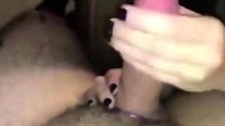 Blonde GF Gives POV Handjob with Multiple Cumshots