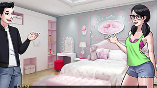 My stepsister seducing me and gives me the best handjob of my life after I want to destroy her ass