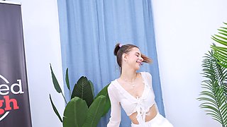 Baby Doll Takes Balls-Deep Anal Gangbang