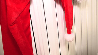 60 Year Old Cougar Fucks Setpson on Christmas Day