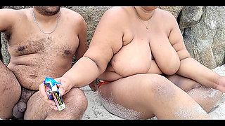 Nudist Beach, I'm Showing Myself off to Everyone