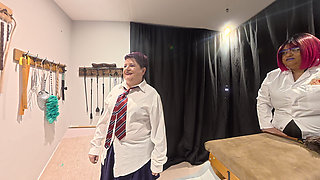 Teachers Dirty Slut Gets Double Domination Part 2