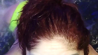 Blowjob in Jacuzzi, Cum on Face and in Mouth