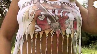 ThisIsGlamour Melissa Debling Shows Off Her Perfect Breasts