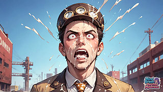 Goggle-hearted Gasm Steam Punk City Scream