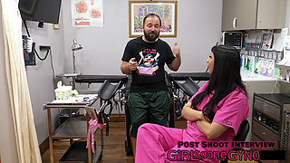 Selena Sativa's 1st Gyno Exam