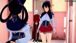 I Almost Fucked Teacher Rossweisse but Ended up Residing a BJ From Kuroka - Dxd Ntr Madness