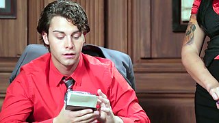 Gorgeous brunette babe fucked hardcore in the bathroom