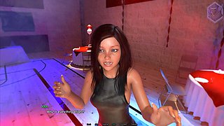 Woman point of view, 3d toon milf, surgery