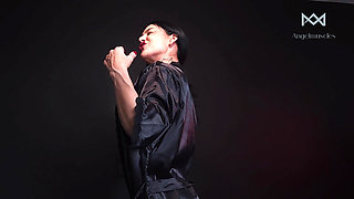 Silk Robe Tease: Just Enough to Make You Want More