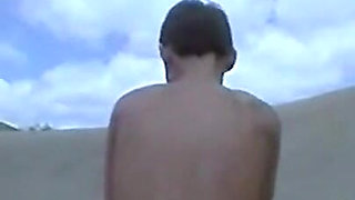 Horny Bruenette Wants to Be Fucked on the Beach