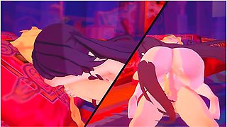 Hu Tao Gets Fucked By Aether All Night Long - Genshin Impact