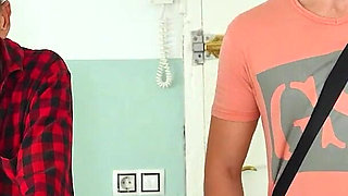 Real Couple Meets Two Huge Porn Cocks. Happy Cuckold Give Us His Girlfriend for a Wild Fuck on Fakings