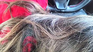 Indian GF Blowjob in Car - Public Sex with Dirty Talk & Screaming