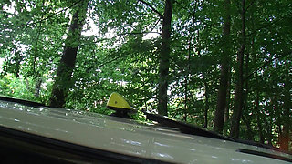 Taxi Rosebud Prolapse Tease - Gaping Anal Popping Out Wet