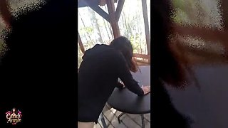 Mature Candi Annie Outdoor POV Blowjob - Cum Swallow in Forest