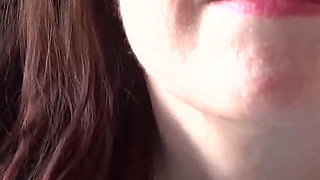 Wife Playing with Pussy in Green Summer Dress