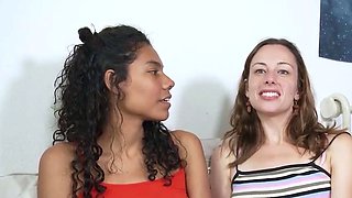 Two romantic brunettes love a deep rimjob