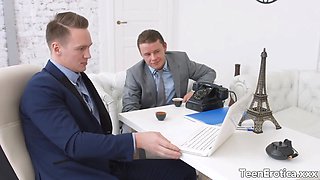 Gorgeous Brunette Is a DP Maven