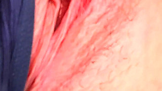 Masturbation of pleasure by a brunette and hot solo