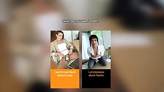 POV - Office fuck compilation with Alexis Crystal, Shalina