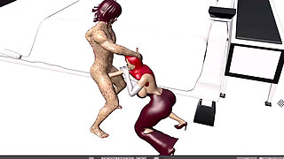 3D Animation - Driven 3D Adult Sex Animation