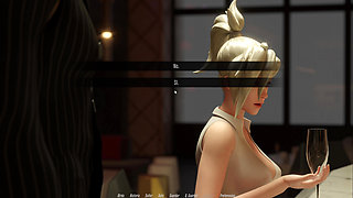 Overwatch XXX - Mercy's Pink Pussy Fucked By Two Men - Mercy Route