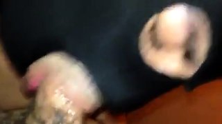 2 Daddies, 1 Mouth Amateur Blowjob Action