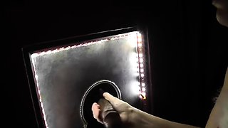 Glory hole blowjob busty amateur blonde fucking in stall