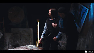 Female Security Girl Tricked Into Giving Handjob - Italian Babe Layla Scarlett Time Stop Freeze Porn