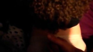 Cum on her panties - amateur CFNM fun