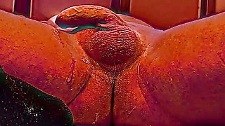 Learning How to Remove Pubic Hair From a Man Using Liquid Wax Depilation