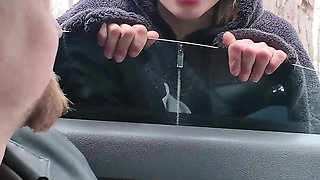 Skinny Teen Gets Small Ass Destroyed by Car Driver