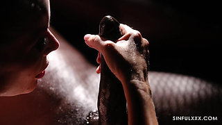 MagnifiScent! Sensual Interracial Session with Miss Sally & Dimitri Shadow for SinfulXXX