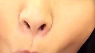 Sexy skinny Asian college teen seduced and made to orgasm by teacher