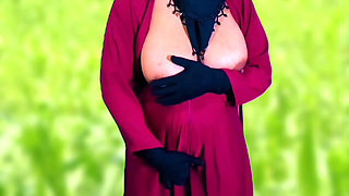 Jija Sali Fucking in Jungle Beautiful Sali Going to Form for Sex