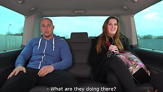 Reality rubs: Chubby couple's hot car fuck fest