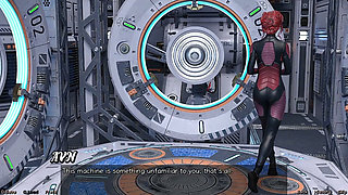 Stranded in Space - Holding Hands with Asian Scientist MILF