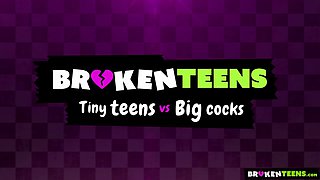 Sensuous pound in her parents kitchen