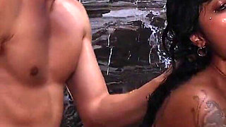 He Doesn't Let His Wife with Huge Tits Out of the Shower Until He Destroys Her Ass- Yasmina Khan- Brady Bud