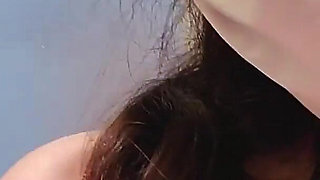 Married Woman Masturbates While Her Husband Is Taking a Bath